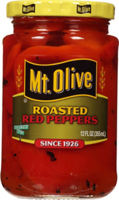 Mt. Olive Peppers Red Roasted - 12 Fl. Oz.