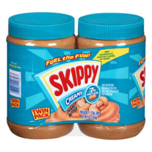 SKIPPY Peanut Butter Spread Creamy Twin Pack - 2-40 Oz