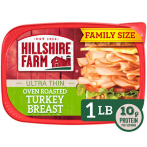 Hillshire Farm Ultra Thin Sliced Oven Roasted Turkey Breast Lunchmeat Family Size - 16 Oz