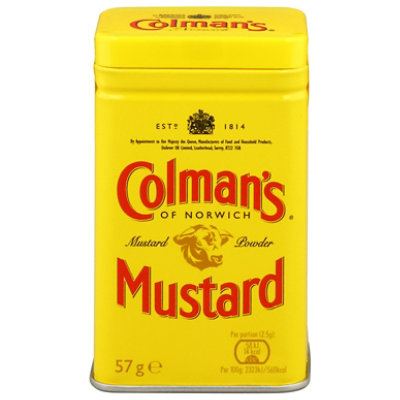Colmans Mustard Powder Double Superfine Original English - 2 Oz