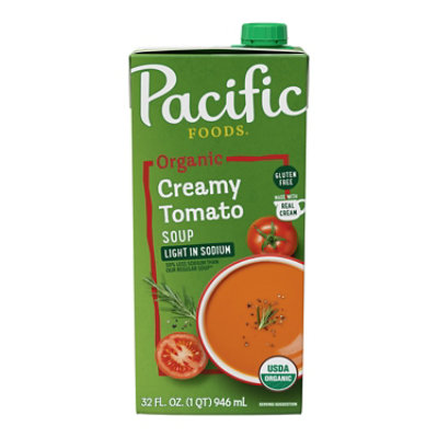 Pacific Foods Organic Creamy Light in Sodium Tomato Soup - 32 Fl Oz