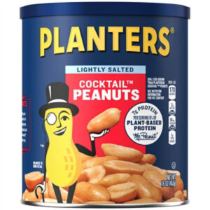 Planters Peanuts Cocktail Lightly Salted - 16 Oz