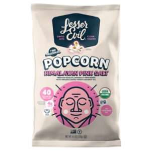 LesserEvil Buddha Bowl Foods Organic Popcorn Himalayan Pink - 5 Oz