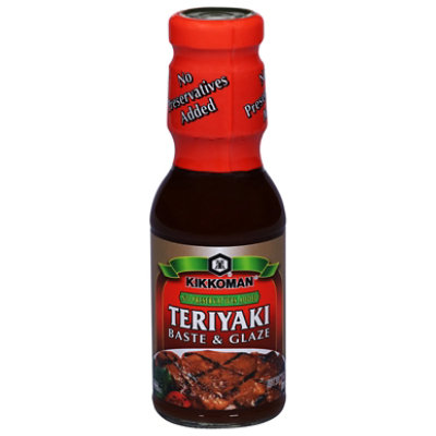 Kikkoman Sauce Less Sodium Teriyaki Baste & Glaze - 11.8 Oz
