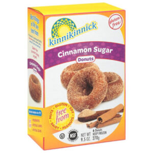 Kinnikinnick Donuts Gluten Free Cinnamon Sugar - 6 Count
