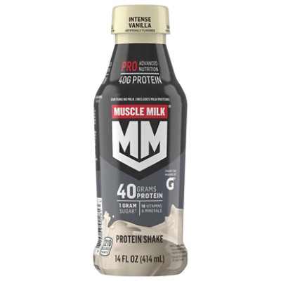 MUSCLE MILK Pro Series 40 Mega Protein Shake Intense Vanilla - 14 Fl. Oz.