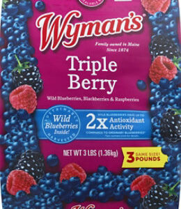 Wymans Triple Berry Blend Fresh Frozen - 3 Lb