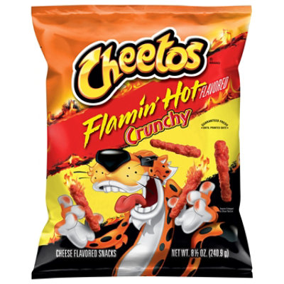 Cheetos Crunchy Flamin' Hot Cheese Flavored Snacks - 8.5 Oz