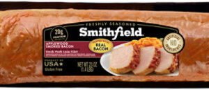 Smithfield Applewood Smoked Bacon Pork Loin Fillet - 27.2 oz