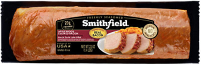 Smithfield Applewood Smoked Bacon Pork Loin Fillet - 27.2 oz