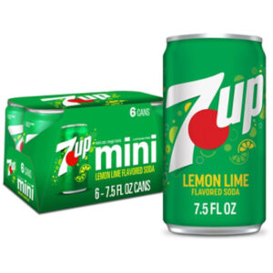 7UP Lemon Lime Soda In Can - 6-7.5 Fl. Oz.