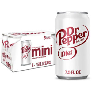 Dr Pepper Diet Soda In Can - 6-7.5 Fl. Oz.