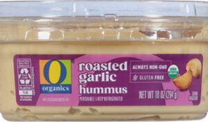 O Organics Roasted Garlic Hummus - 10 Oz