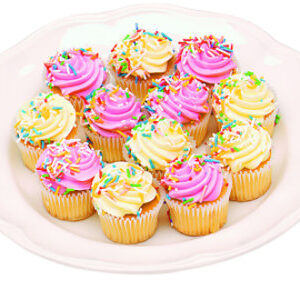 Cupcake Cake Mini Gold Estr Mpl Hrst - Each