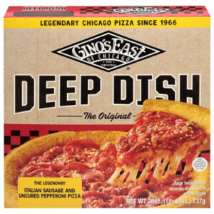 Ginos East Pizza Sausage & Pepperoni Frozen - 34 Oz