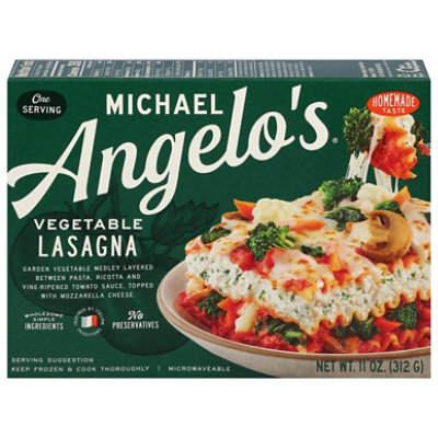 Michael Angelos Vegetables Lasagna W/ Kale - 11 Oz