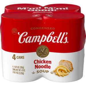 Campbell's Condensed Chicken Noodle Soup 4 Count - 10.75 Oz
