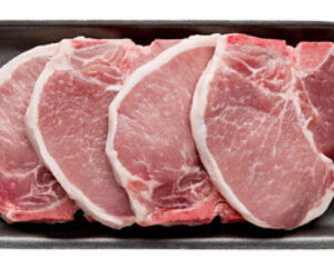 Meat Counter Pork Loin Chops Thin Cut Bone In - 1.50 LB