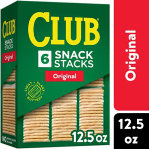 Club Snack Stacks Crackers Original Lunch Snacks 6 Count - 12.5 Oz