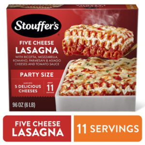 Stouffer's Cheese Lovers Lasagna Party Size Frozen Meal - 96 Oz