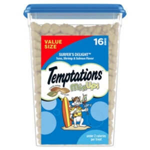 Temptations MixUps Surfers Delight Flavor Crunchy and Soft Adult Cat Treats - 16 Oz