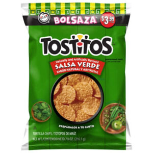TOSTITOS Tortilla Chips Salsa Verde - 7.6 Oz