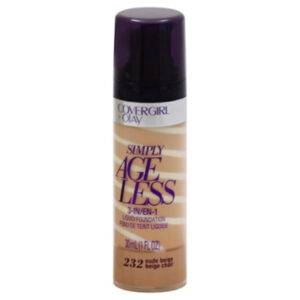 COVERGIRL  Olay Simply Ageless Liquid Foundation 3-in-1 Nude Beige 232 - 1 Fl. Oz.