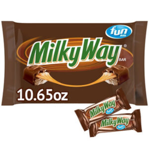 Milky Way Fun Size Chocolate Candy Bars Bag - 10.65 Oz