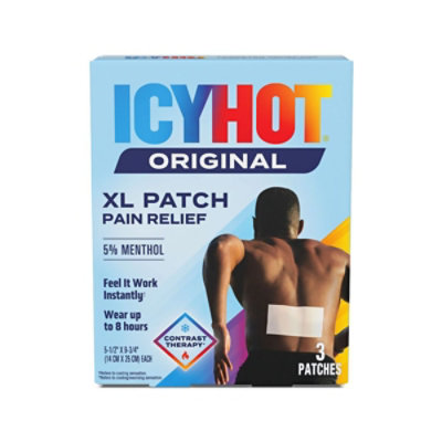 Icy Hot Medicated Patch XL Back And Large Areas - 3 Count