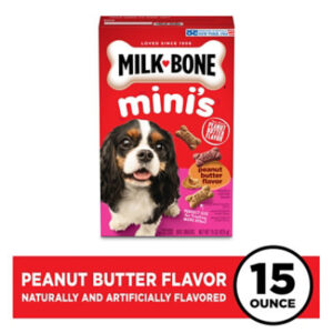 Milk-Bone Flavor Snacks Dog Snacks For All Sizes Minis Peanut Butter Variety Pack - 15 Oz