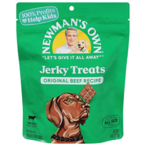 Newmans Own Dog Treat Beef Jerky Original Recipe Pouch - 5 Oz