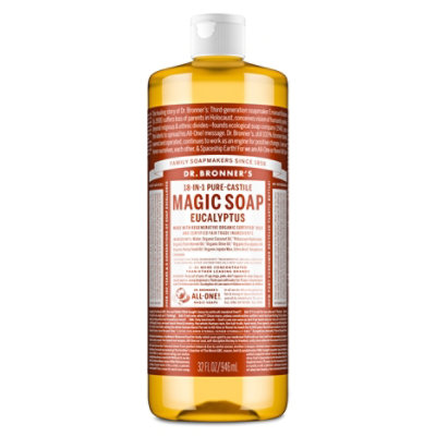 Dr. Bronner's Eucalyptus Pure-Castile Magic Soap - 32 Fl. Oz.