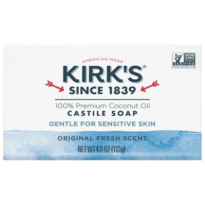 Kirks Soap Bar Castile Original Coco - 4 Oz