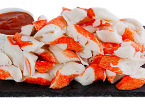Imitation Crab Flakes Service Case - 1 Lb