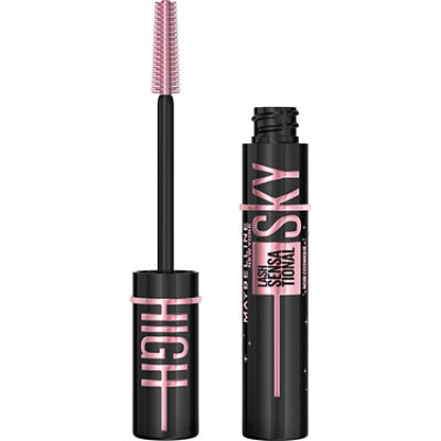 Maybelline Lash Sensational Sky High Washable Mascara Makeup Cosmic Black - 0.24 Fl. Oz.