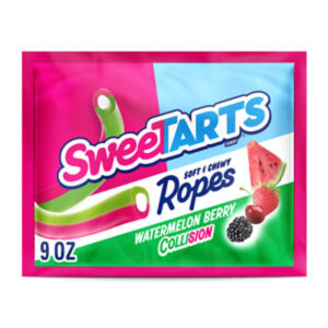 Sweetarts Watermelon Berry Collision Ropes Candy - 9 oz.