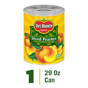 Del Monte Yellow Cling Sliced Peaches in Heavy Syrup - 29 Oz