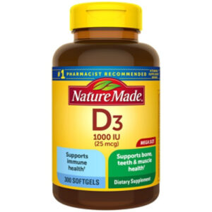Nature Made Vitamin D3 1000iu Sofgels - 300 Count