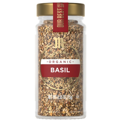 McCormick Gourmet Organic Basil Leaves - 0.55 Oz