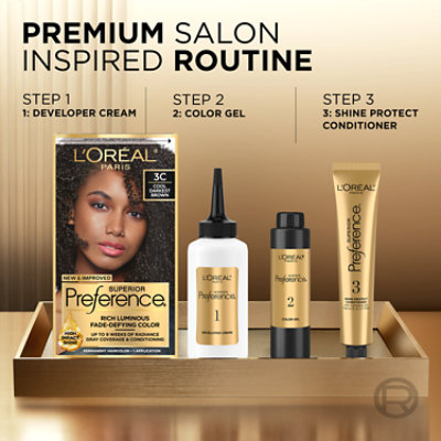 L'Oreal Paris Superior Preference Permanent Hair Color 9GR Light Golden Reddish Blonde Kit - Each