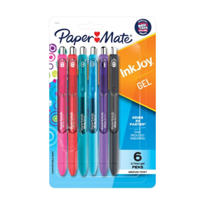 PM Inkjoy .7mm 6/CD F-Asst Student - Each