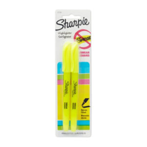 Sharpie Accent Pocket Yellow - 2 Count