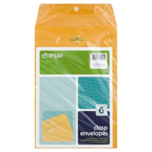 Top Flight Envelopes Clasp - 6 Count