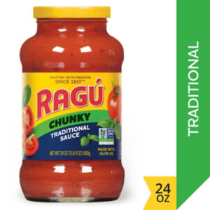 Ragu Chunky Traditional Pasta Sauce - 24 Oz