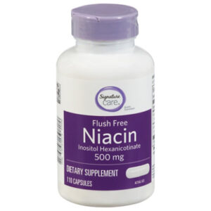 Signature Select/Care Niacin 500mg Flush Free Dietary Supplement - 110 Count
