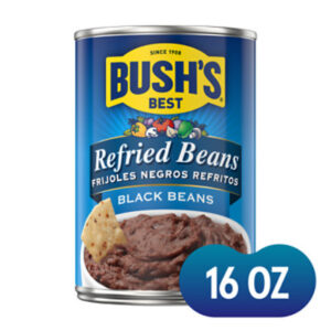 Bush's Refried Black Beans - 16 Oz