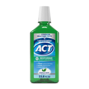 ACT Restoring Anticavity Fluoride Mouthwash Mint Burst - 33.8 Fl. Oz.