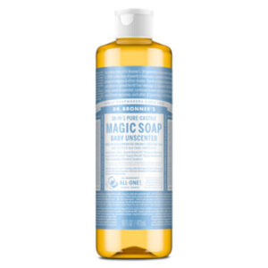 Dr. Bronner's Unscented Pure-Castile Magic Soap - 16 Fl. Oz.