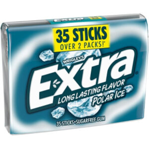 Extra Sugar Free Chewing Gum Polar Ice Mega Pack - 35 Count