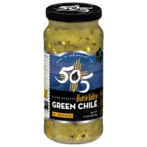 505 Southwestern Hatch Valley Green Chile Medium Flame Roasted Jar - 16 Oz